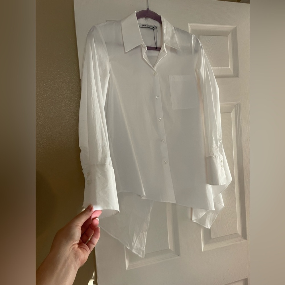 NEW Zara white shirt - Picture 1 of 5